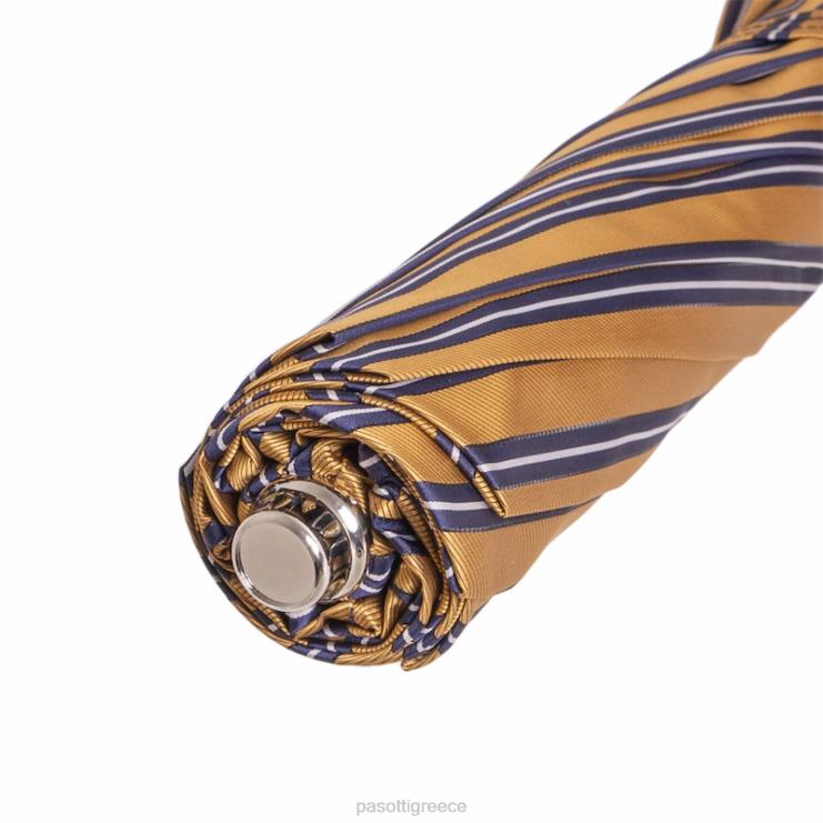 ομπρέλα | PASOTTI 64 81686-2 m - ριγέ πτυσσόμενη ομπρέλα ώχρας 2N6B8179 άνδρες